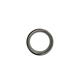 Кольцо бесшумное Ф 16 мм, цвет хром блеск, 10 шт., металл