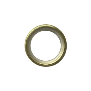 Кольцо бесшумное Ф 19 мм, цвет латунь (матовое золото), 10 шт., металл